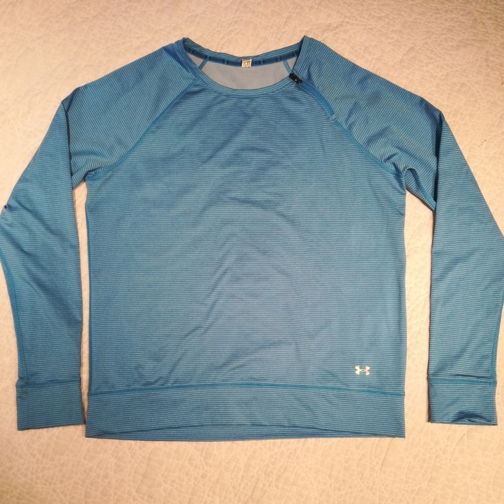 Under Armour Striped Zip Crew